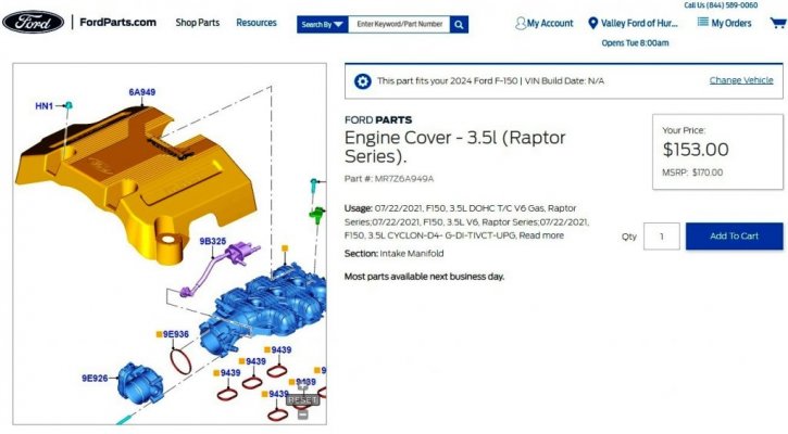 Raptor Engine Cover - 3.5L - Ford Part MR7Z6A949A - FordParts_com.jpg