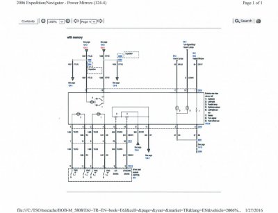 wiring diagram 2006 expedition heated mirrors ford expedition forum Power Mirror Wiring Diagram 