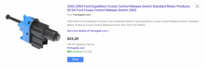 ford expedition cruise control