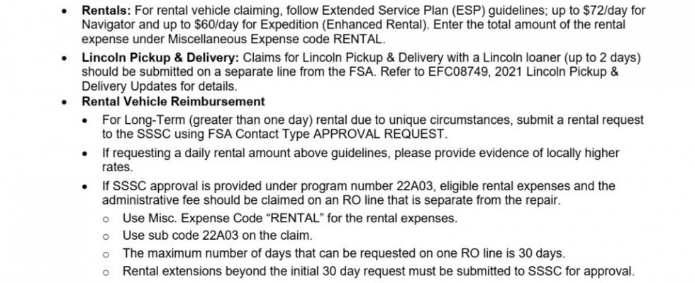 Safety Recall 22S36-S2 Dealer Claiming Procedures for Rental Vehicles, Lincoln Pickup & Delivery.jpg