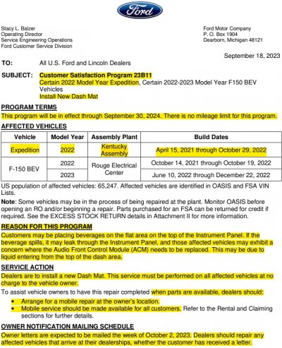 Customer Satisfaction Program 23B11 - Install Dash Mat - Dealer Bulletin - 09-18-2023.jpg