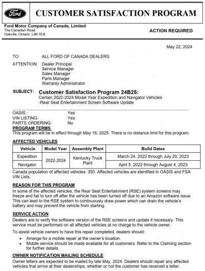 Ford of Canada CSP 24B25 -Full Dealer Bulletin, page 1.jpg